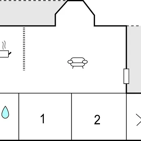 Prázdninový dům Awesome In With Kitchen